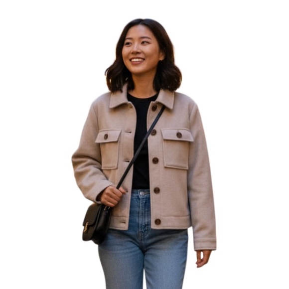 Avec Les Filles Jackets & Blazers - AVEC‎ LES FILLES JACKET OATMEAL